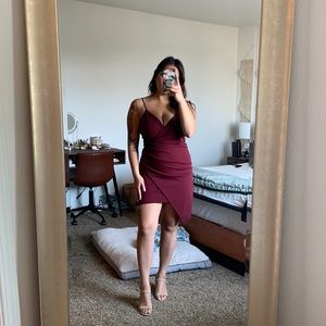 Wine/Maroon cocktail dress